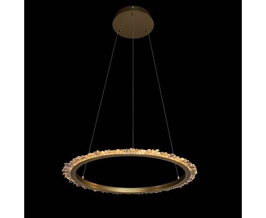 Подвесная люстра Delight Collection Quartz Halo MD20020154-1B satin gold, изображение 2