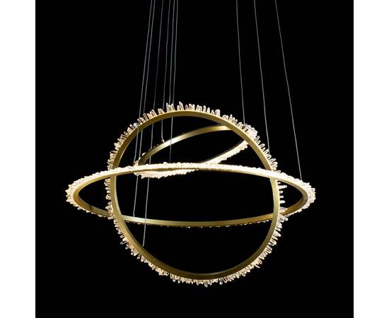 Подвесная люстра Delight Collection Quartz Halo MD20020154-3A satin gold, изображение 3