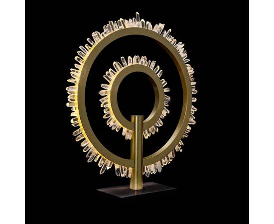 Настольная лампа Delight Collection Quartz Halo MT20020154-2A satin gold, изображение 2