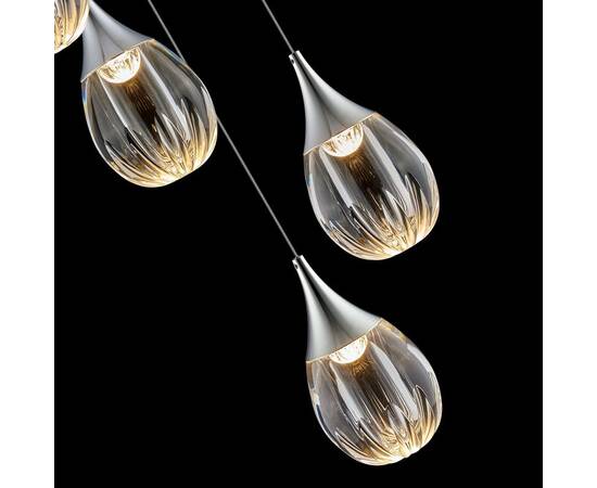 Каскадная люстра Delight Collection Stilla MD24001004-9A chrome/clear, изображение 2