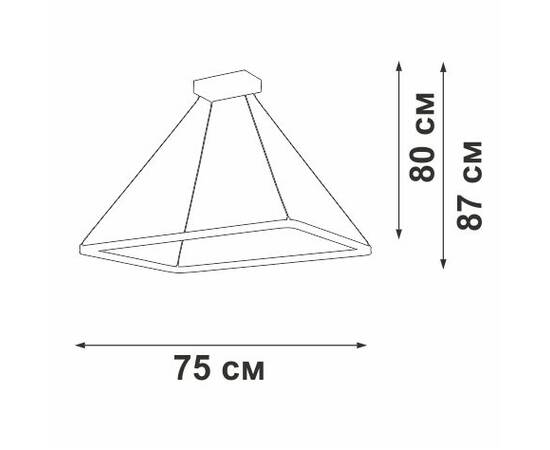 Подвесной светильник Vitaluce V2506DT-0/1S, изображение 2