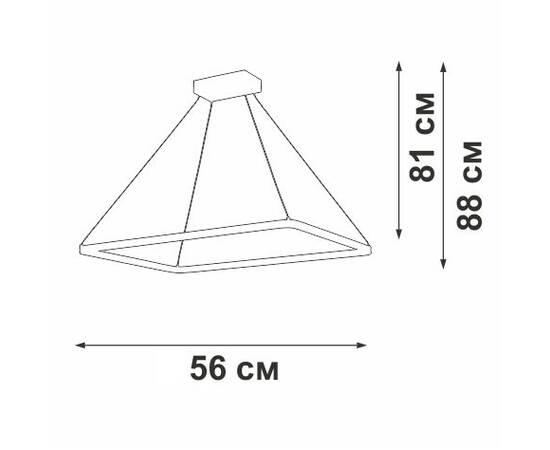 Подвесной светильник Vitaluce V2507DT-1/1S, изображение 2
