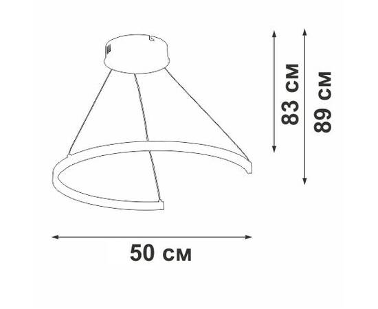 Подвесной светильник Vitaluce V2509DT-0/1S, изображение 2