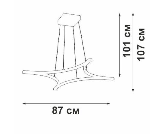 Подвесной светильник Vitaluce V2511DT-0/4S, изображение 2