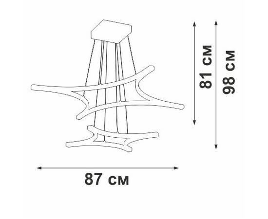 Подвесной светильник Vitaluce V2511DT-0/4+4S, изображение 2