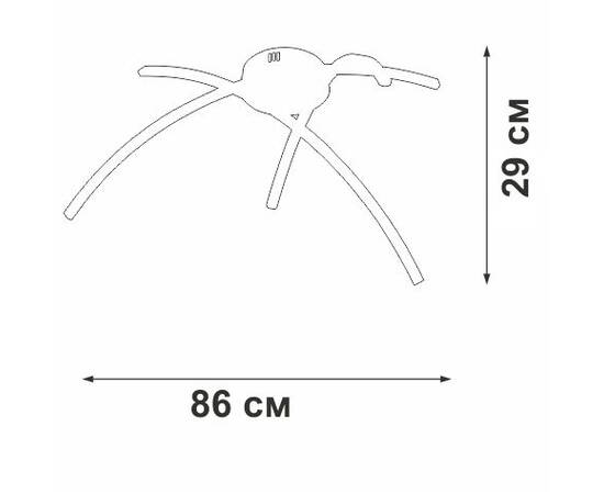 Потолочная люстра Vitaluce V25130DT-0/3PL, изображение 2