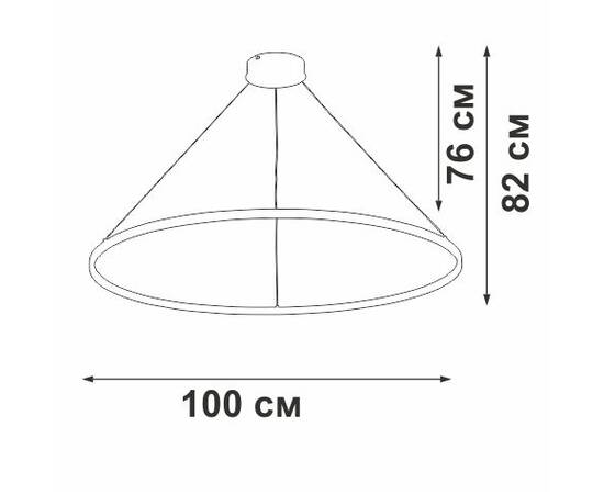 Подвесной светильник Vitaluce V2514DT-0/1S, изображение 2