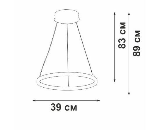 Подвесной светильник Vitaluce V2515DT-0/1S, изображение 2