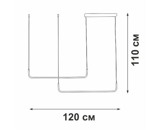 Подвесной светильник Vitaluce V2530-1/2S, изображение 4