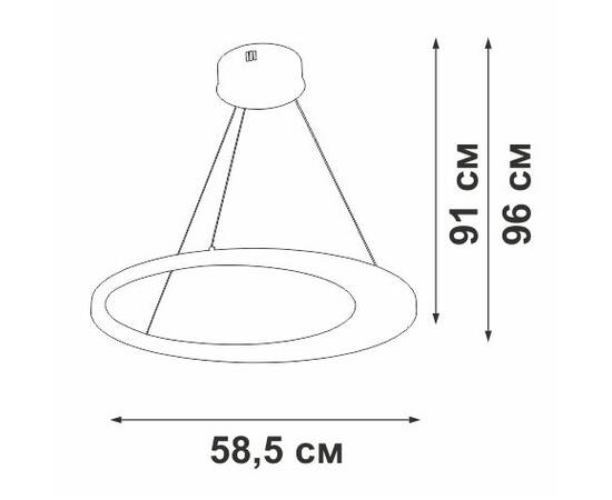 Подвесной светильник Vitaluce V2695-1/1S, изображение 4