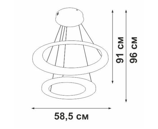 Подвесной светильник Vitaluce V2695-1/2S, изображение 4