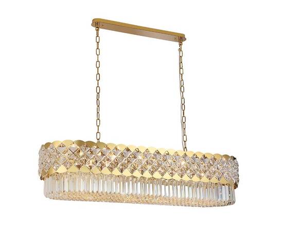 Подвесная люстра Newport Ashley 8300/120 oval gold polished М0070639