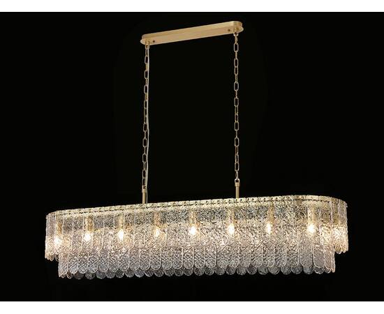 Подвесная люстра Newport Daisy 8370/140 C oval brass М0070732