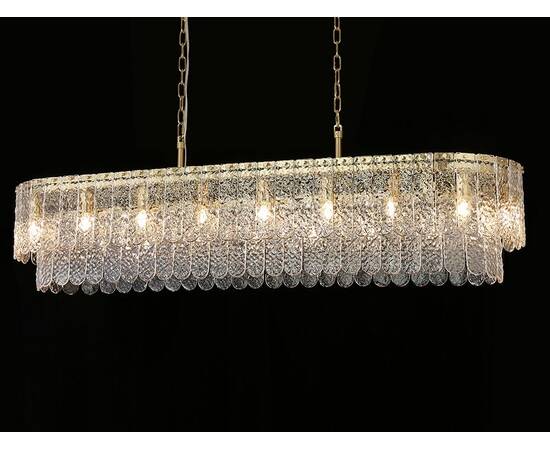 Подвесная люстра Newport Daisy 8370/140 C oval brass М0070732, изображение 2