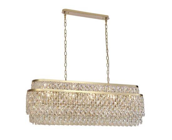 Подвесная люстра Newport Tiffany 8530/120 C oval gold polished М0070717