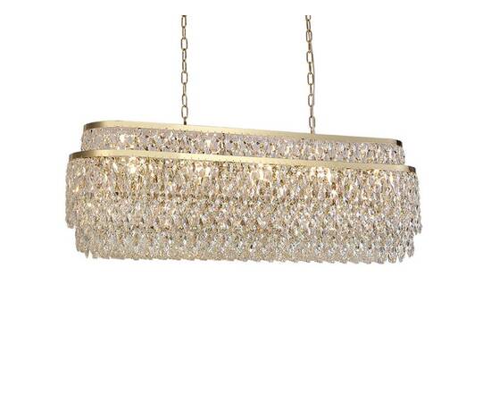 Подвесная люстра Newport Tiffany 8530/120 C oval gold polished М0070717, изображение 2