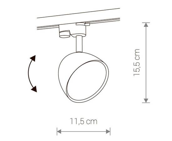 Трековый светильник Nowodvorski Profile Vespa 8824, изображение 2