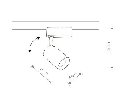 Трековый светодиодный светильник Nowodvorski Profile Iris 8996, изображение 2