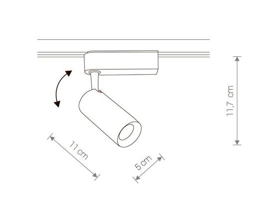 Трековый светодиодный светильник Nowodvorski Profile Iris 9001, изображение 2