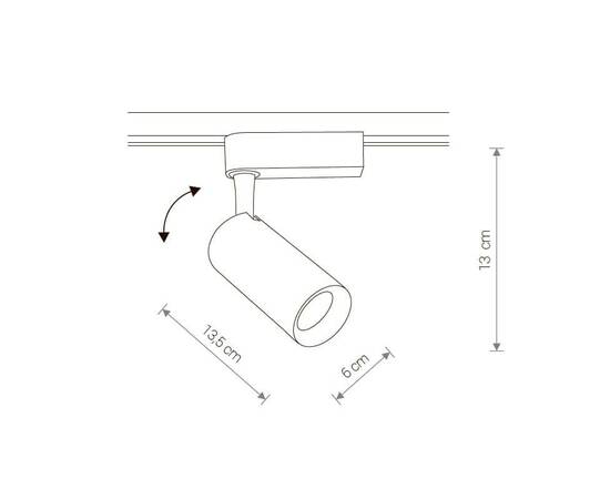 Трековый светодиодный светильник Nowodvorski Profile Iris 9006, изображение 2