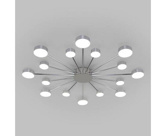 Потолочная светодиодная люстра Eurosvet Nitrino 90242/16 хром