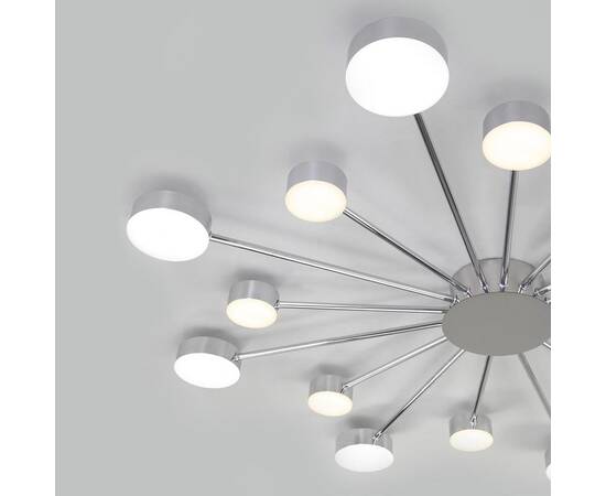 Потолочная светодиодная люстра Eurosvet Nitrino 90242/16 хром, изображение 3