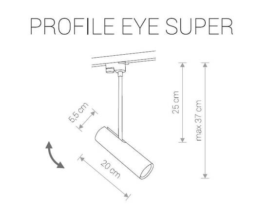 Трековый светильник Nowodvorski Profile Eye Super 9245, изображение 2