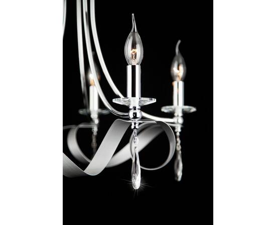 Подвесная люстра Eurosvet 60064/5 хром, изображение 3