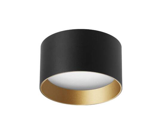 Накладной светильник Arlight SP-BISCOTTO-R140-15W Warm3300-MIX (BK-GD, 80 deg, 230V) 055027