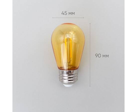 Лампа филаментная Laitcom (LTC) Professional Е27 2W 2400K FLM27-2W-2TN, изображение 2