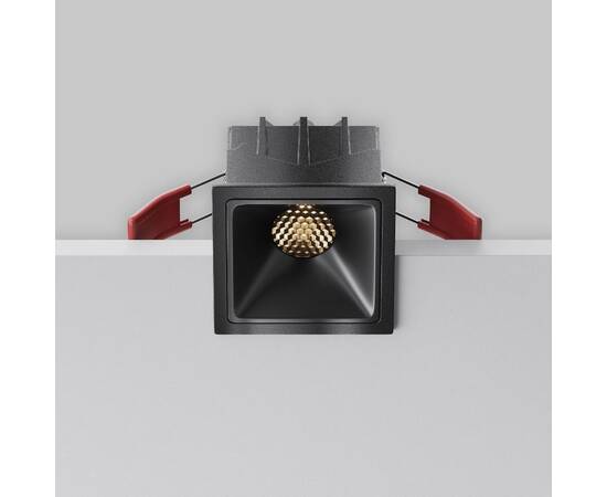 Встраиваемый светильник Maytoni Alfa LED DL043-01-10W3K-SQ-B-1, изображение 5