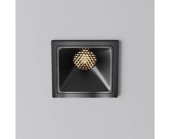 Встраиваемый светильник Maytoni Alfa LED DL043-01-10W3K-SQ-B-1, изображение 6