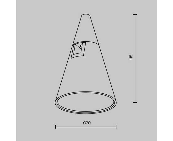 Трековый магнитный светильник Maytoni Keila TR146-1-5W4K-B, изображение 9