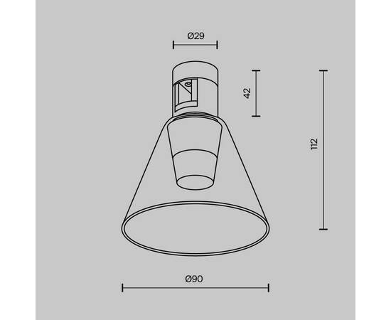 Трековый магнитный светильник Maytoni Bianca TR147-1-3W4K-BS, изображение 9