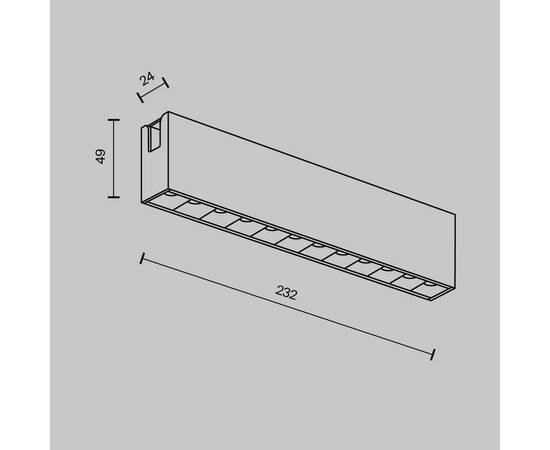 Трековый магнитный светильник Maytoni Points TR150-1-12W4K-M-B, изображение 8