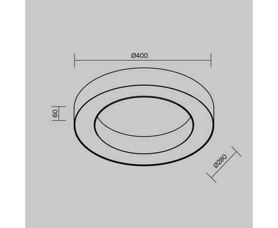 Потолочный светильник Maytoni Lua C093CL-36W4K-B, изображение 8