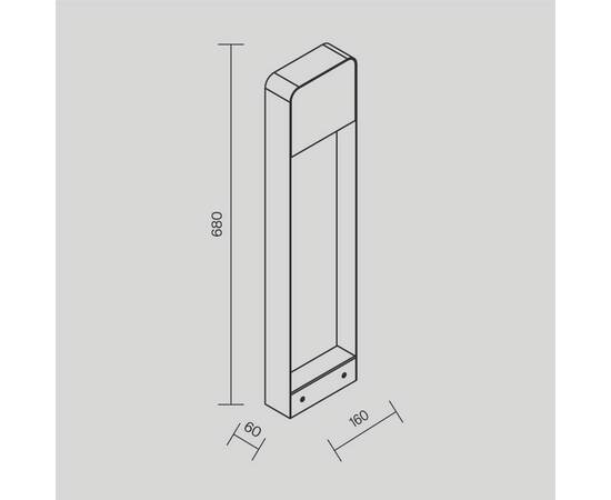 Ландшафтный светильник Maytoni Porte O481FL-L7B3K, изображение 8