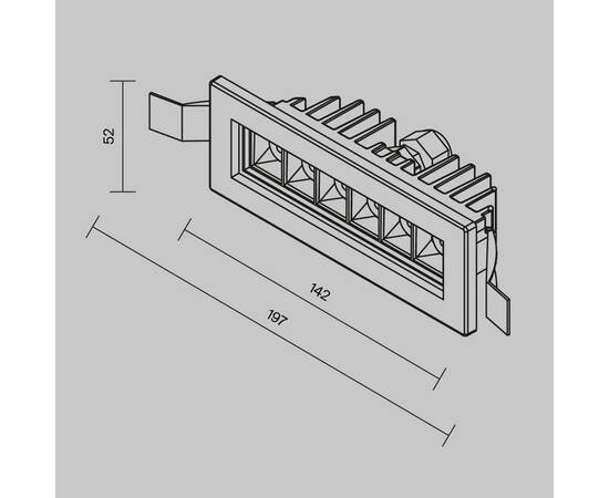 Уличный встраиваемый светильник Maytoni Ghost O488DL-L6GF3K, изображение 11