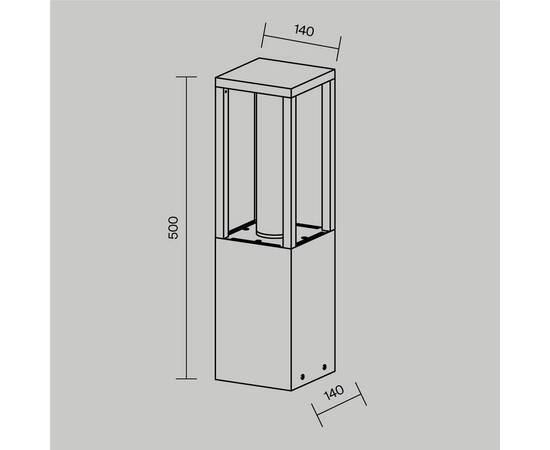 Ландшафтный светильник Maytoni Expo O480FL-L12B3K, изображение 10