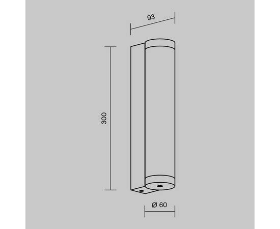 Уличный настенный светильник Maytoni Rounge O482WL-L12B3K, изображение 8