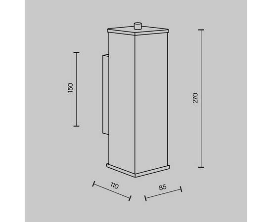 Настенный светильник Modestyle MS.108.270 BS, изображение 6