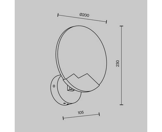 Настенный светильник Modestyle MS.202.200 BS, изображение 7
