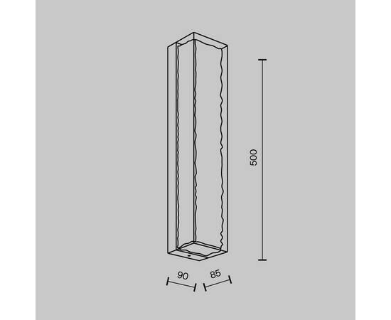 Настенный светильник Modestyle MS.9020.500 BS, изображение 4