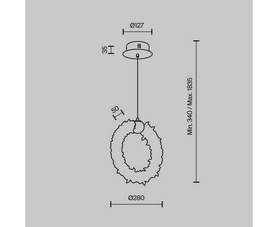 Подвесной светильник Modestyle MS.1141.250 BS, изображение 5