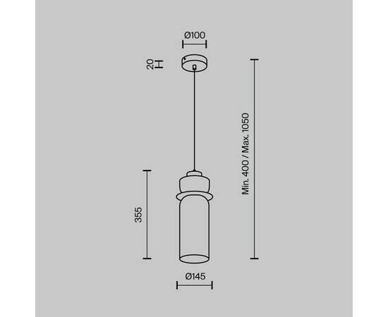 Подвесной светильник Modestyle MS.1410.120 CR, изображение 3