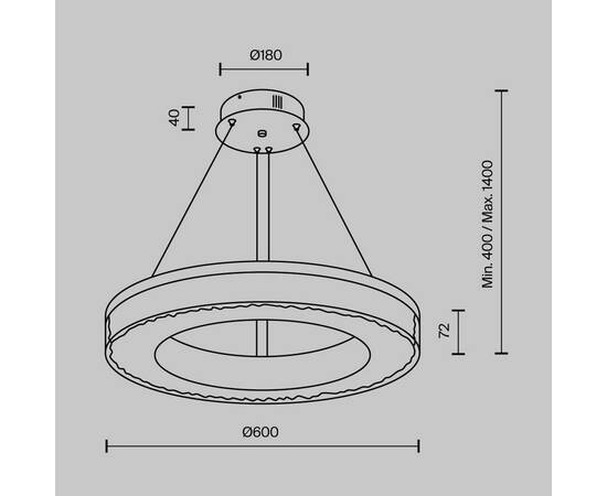 Подвесная люстра Modestyle MS.9020.600 CR, изображение 8