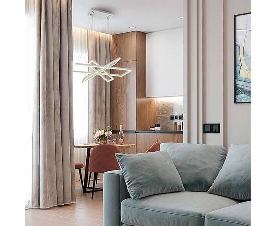 Подвесная люстра LED4U L11001-3HL WH, изображение 5