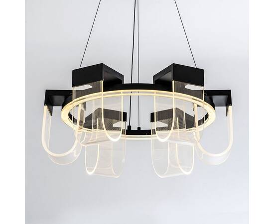 Подвесная люстра LED4U L7707-600 BK, изображение 2