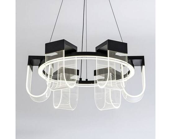 Подвесная люстра LED4U L7707-600 BK, изображение 3