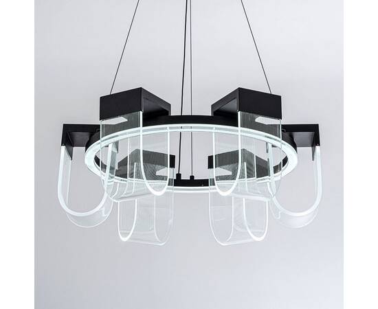 Подвесная люстра LED4U L7707-600 BK, изображение 4